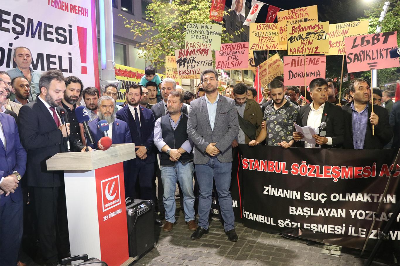 "İstanbul Sözleşmesi aile yapımıza karşı bir darbe girişimidir"